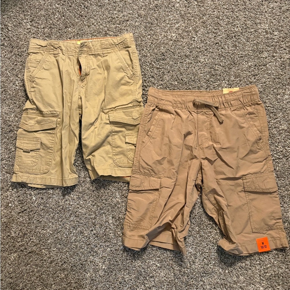 Boy’s Tan Cargo Shorts 10-12